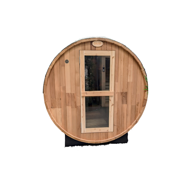 6-Person Multiroom Outdoor Sauna | Red Cedar Sauna