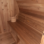 Rustic 4-Person Barrel Sauna | Outdoor Cedar Sauna