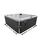 Orca Leisure Jackboro 5-Person Hot Tub – Outdoor Spa