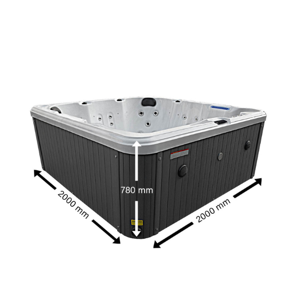 Orca Leisure Jackboro 5-Person Hot Tub – Outdoor Spa