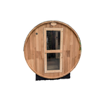 6-Person Multiroom Outdoor Sauna | Red Cedar Sauna