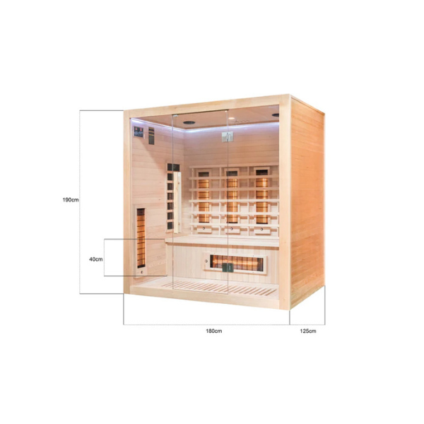 Miracle Sauna 4 Person Far Infrared Sauna | Iloa Wellbeing