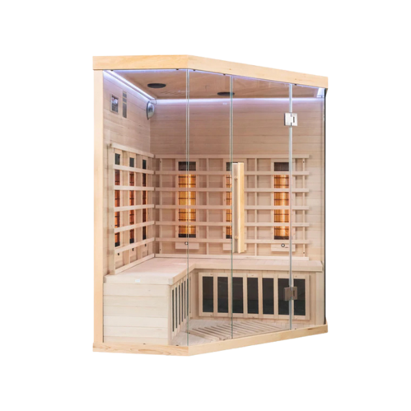 Miracle Sauna 4 Person Corner Far Infrared Sauna | Iloa Wellbeing