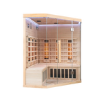 Miracle Sauna 4 Person Corner Far Infrared Sauna | Iloa Wellbeing