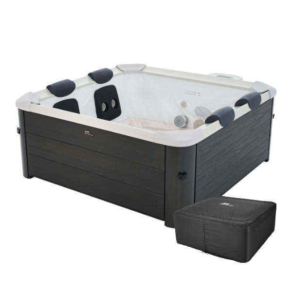 MSpa Oslo 6 Person Framed Hot Tub | Hydro Jets & LED Lighting