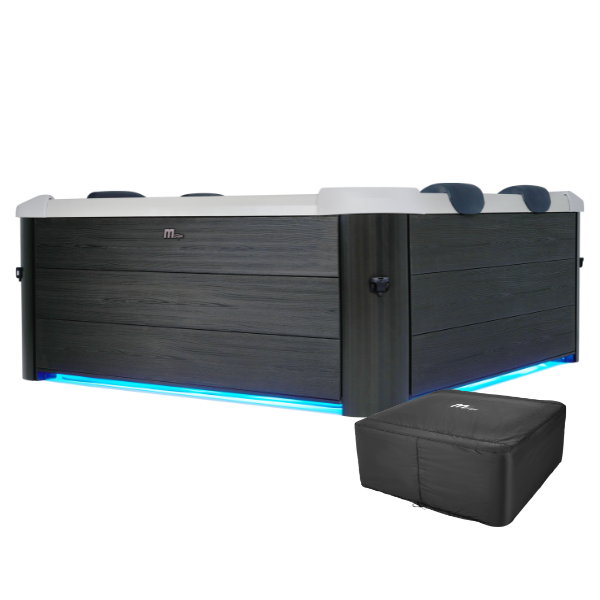 MSpa Oslo 6 Person Framed Hot Tub | Hydro Jets & LED Lighting