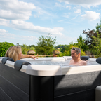 MSpa Oslo 6 Person Framed Hot Tub | Hydro Jets & LED Lighting