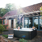 MSpa Oslo 6 Person Framed Hot Tub | Hydro Jets & LED Lighting