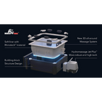 MSpa Oslo 6 Person Framed Hot Tub | Hydro Jets & LED Lighting