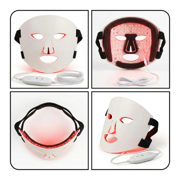 LED Red Light Therapy Face Mask | 633nm, 830nm & 1072nm Anti-Ageing Collagen Light Therapy