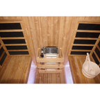Outdoor Oval Barrel Sauna | Infrared & Traditional Heat