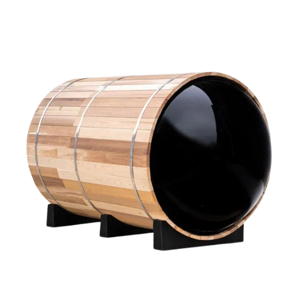 Fonteyn Barrel Sauna Panorama 1800 | Red Cedar Design