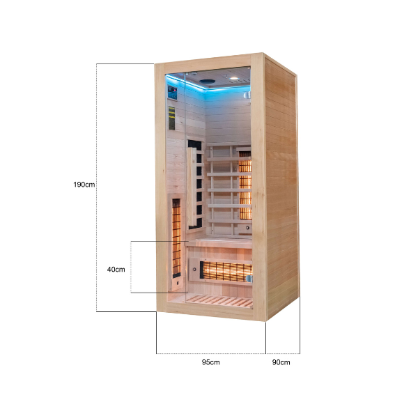 Miracle Sauna 1 Person Far Infrared Sauna | Iloa Wellbeing