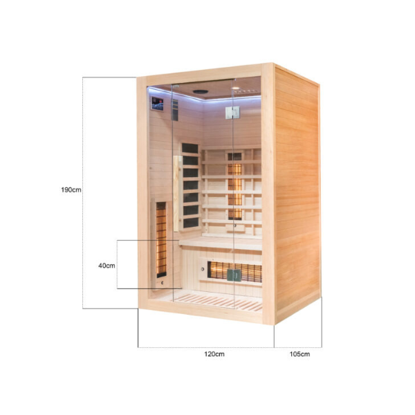 Miracle Sauna 2 Person Far Infrared Sauna | Iloa Wellbeing