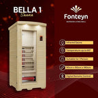 Bella 1-Person Infrared Sauna | Luxury Home Indoor Sauna