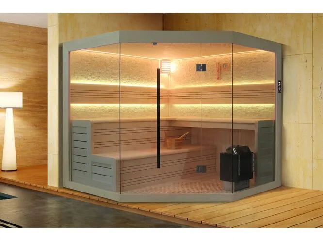 Sauna Marriott 220 - White Stone | 6-Person Luxury Sauna